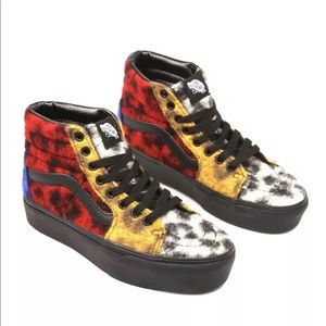 Vans Mix Leopard SK8 HI Platform 2 Boots